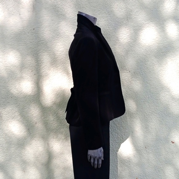 ANTONIO MELANIE LADIES THIN RAILED WIDE LAPEL CORDUROY BLAZER/JACKET - Picture 5 of 17